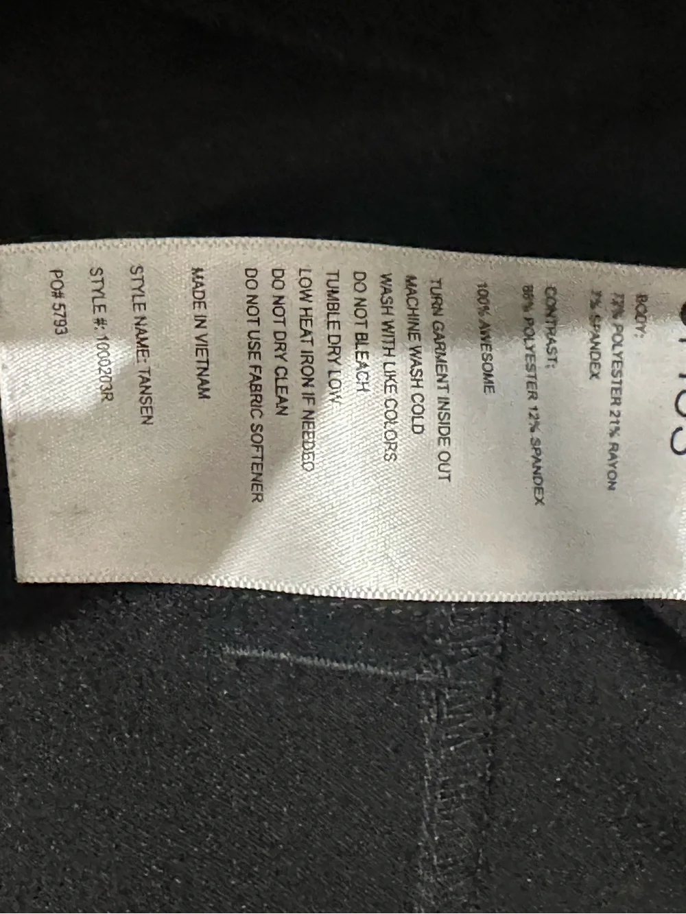 Figs Men's Technical Collection Black Jogger Pants - Size Small
